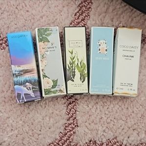 * Lot of 5 Boxed Spray Fragrance Samples for Women